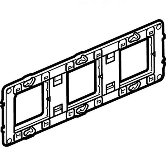 LEGRAND - Support à vis pour mosaic , céliane ou soliroc pour 3 postes ou 6 à 8 modules - Réf. Fab.: 080253