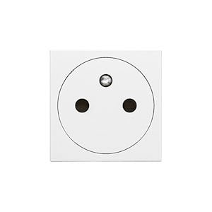 LEGRAND - Prise de courant 1x2P+tT mosaic blanc surface - 45x45 clippage direct goulotte Mosaic - Réf. Fab.: 077111L