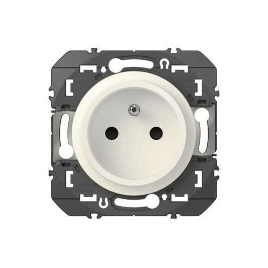 LEGRAND - Prise de courant easyréno 2P+T faible profondeur dooxie 16A finition blanc - Réf. Fab.: 600328