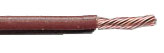 Sermes fils & câbles - Fil H07 V-U (Souple) 10 mm² - Couronne 100 m - marron - Réf : 0102M