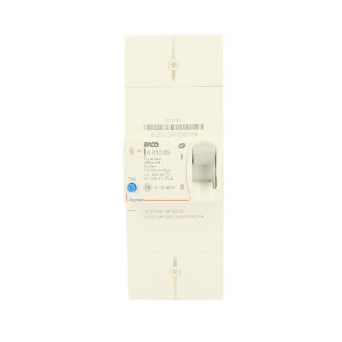Legrand - Disjoncteur de branchement Enedis bipolaire différentiel 500mA sélectif - 45A - Réf. fab.: 401003