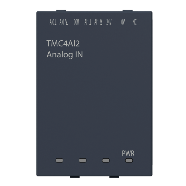 Schneider Electric - Modicon M241, module 2 entrées analogiques, tension 0-10V, courant 0/4-20mA - Réf. Fab.: TMC4AI2