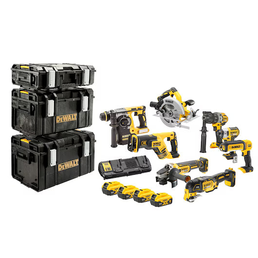 DEWALT - Pack électroportatif 8 machines - Réf. fab.: DCK853P4-QW