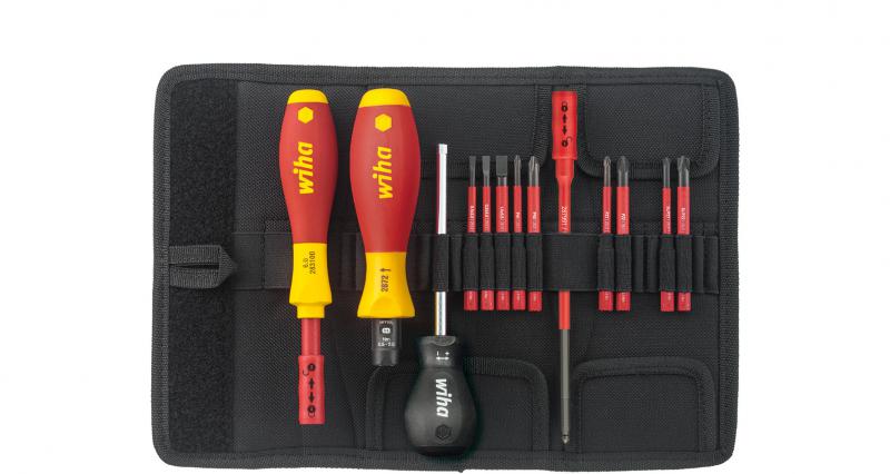 WIHA - Jeu de tournevis dynamométrique isolé 0,8-5,0 nm + 9 embouts isolés - Réf. fab.: 40674
