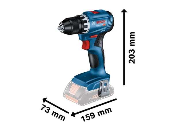 BOSCH - Lot 3 outils 18V : Perceuse - Meuleuse - Perforateur GSR 18V-45 + GWS 18V-8 + GBH 18V-22 + 3x GBA 18V 4.0Ah + GAL 18V-40 + sac - Réf. fab. : 0615A5007L