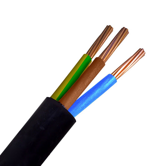 Sermes fils & câbles - Câble industriel rigide U1000 R2V 3G6 mm² - TGL au mètre - 100m - Réf. fab.: 0403T