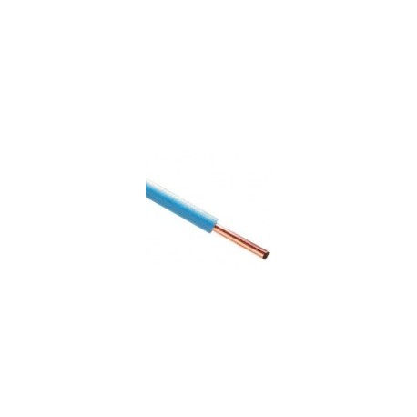 Sermes fils & câbles - Fil H07 V-U (Rigide) 2,5 mm² bleu - Couronne 100 m - Réf : 0003B