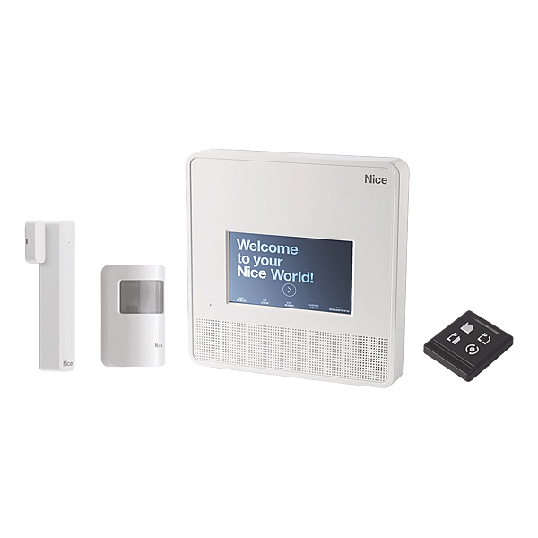 Nice France - Kit Alarme MyNice avec centrale de commande Wi-Fi et accessoires - Réf. fab.: MNKITW7000