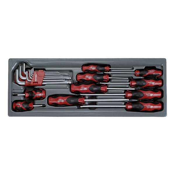 KRAFTWERK - Basic-Line Tool Case with 100 Tools - Mfg. Ref.: 206.100.000