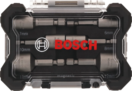 BOSCH - Coffret 6 douilles à choc aimantées 1/4'' - Réf. Fab. : 2608551079