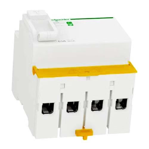 Schneider Electric - Resi9 - interrupteur différentiel - 4P - 63A - 30mA - Type AC - peignable - Réf. fab.: R9PRC463