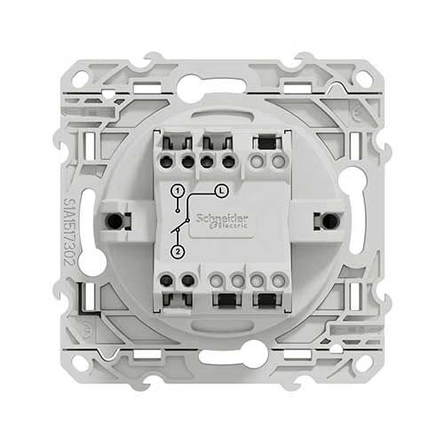 Schneider Electric - Odace 2011 - va-et-vient - anthracite - 10A - Réf. Fab.: S540204