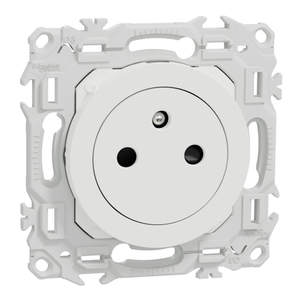 Schneider Electric - Odace 2011 - Lot de 150 prises de courant 2P+T - blanc - Réf. fab.: S920052