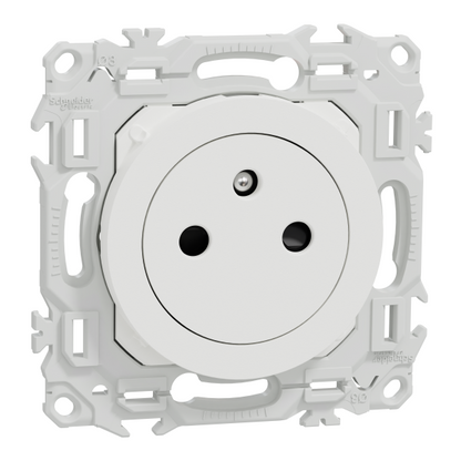 Schneider Electric - Odace 2011 - Lot de 150 prises de courant 2P+T - blanc - Réf. fab.: S920052