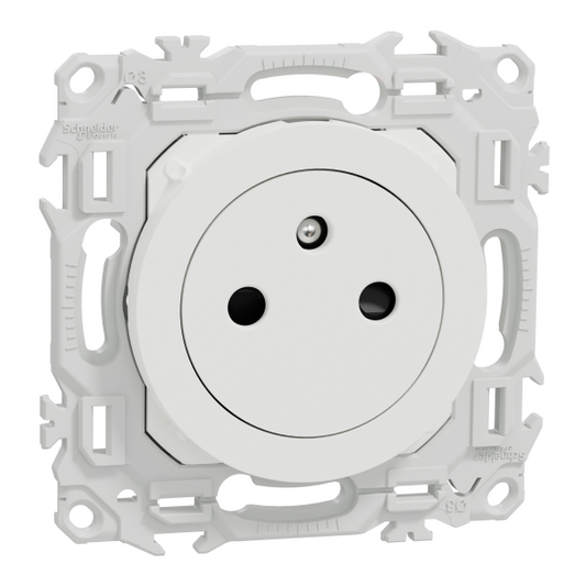 Schneider Electric - Odace 2011 - Lot de 150 prises de courant 2P+T - blanc - Réf. fab.: S920052