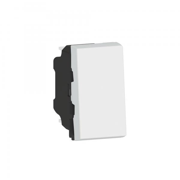 LEGRAND - Interrupteur ou va-et-vient 10ax 250v~ mosaic easy-led 1 module - blanc - Réf. Fab.: 077001L