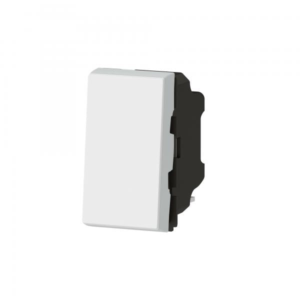 LEGRAND - Interrupteur ou va-et-vient 10ax 250v~ mosaic easy-led 1 module - blanc - Réf. Fab.: 077001L