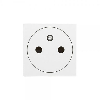 LEGRAND - Prise de courant 1x2P+tT mosaic blanc surface  - 45x45 clippage direct goulotte Mosaic - Réf. Fab.: 077111L