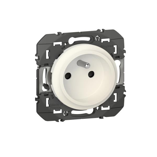LEGRAND - Prise de courant easyréno 2P+T faible profondeur dooxie 16A finition blanc - Réf. Fab.: 600328