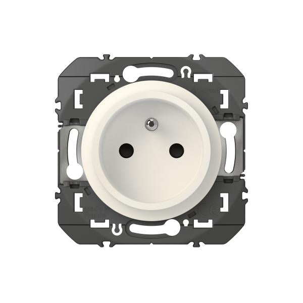 LEGRAND - Prise de courant easyréno 2P+T faible profondeur dooxie 16A finition blanc - Réf. Fab.: 600328