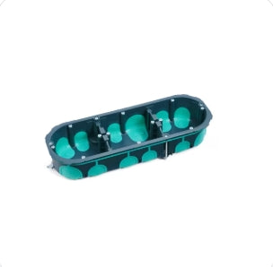 TradeForce - Boite d'appareillage etanche a l'air RE 2020 3 postes diam67-68 prof 40mm - Réf. Fab.: 0026000047