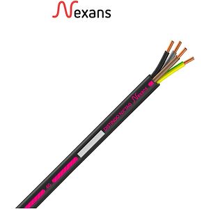 Câble rigide Nexans R2V cuivre 4G1,5 mm² DISTINGO NX'TAG en couronne de 100m - Réf. fab.: R2V4G1,5C100NXTAG
