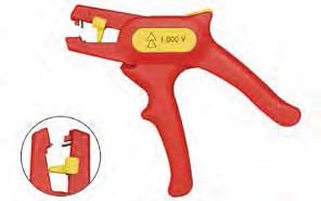 KLAUKE FRANCE - Pince à dénuder automatique isolée 1000v, pour tous les conducteurs 0,2 - 6 mm² 6 - Réf. fab.: KL760180IS