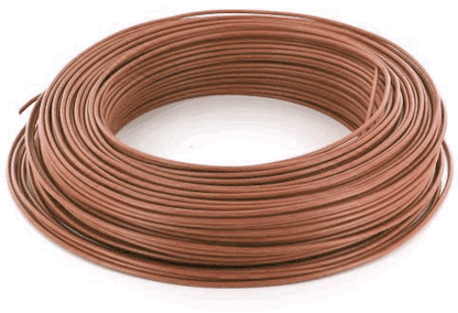 Sermes wire & cable - H07 V-U Flexible Wire 10 mm² - 100 m reel - brown - Ref: 0102M