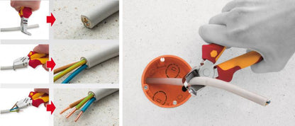 WIHA - Pince isolée tricut - coupe, dégaine, dénude - Réf. fab.: 38552