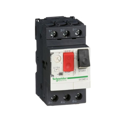 Schneider - Tesys gv2me - motor circuit breaker - 6..10A - 3P 3d - thermal-magnetic trip unit - Mfr. Ref.: GV2ME14