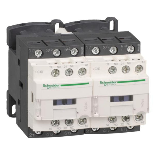Schneider Electric - TeSys LC2D - Contacteur inverseur - 3P - AC-3 440V - 25A - bobine 48Vca - Réf. fab.: LC2D25E7