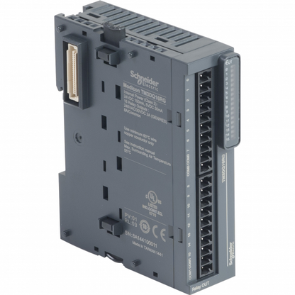Schneider Electric - Modicon TM3, module 16 sorties TOR, relais 2A, à ressort - Réf. Fab.: TM3DQ16RG