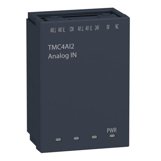 Schneider Electric - Modicon M241, module 2 sorties analogiques, tension 0-10V, courant 0/4-20mA - Réf. Fab.: TMC4AQ2