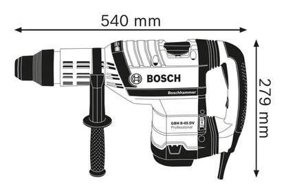BOSCH - Perforateur-burineur GBH 8-45 DV - SDS Max - En coffret Bosch Professional   - Réf. Fab. : 0611265000