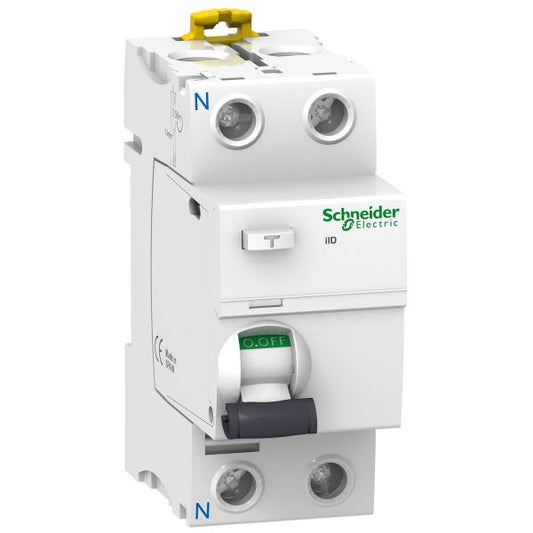 Schneider Electric - Acti9, iID interrupteur différentiel 2P 63A 30mA type Asi - Réf. fab.: A9R31263