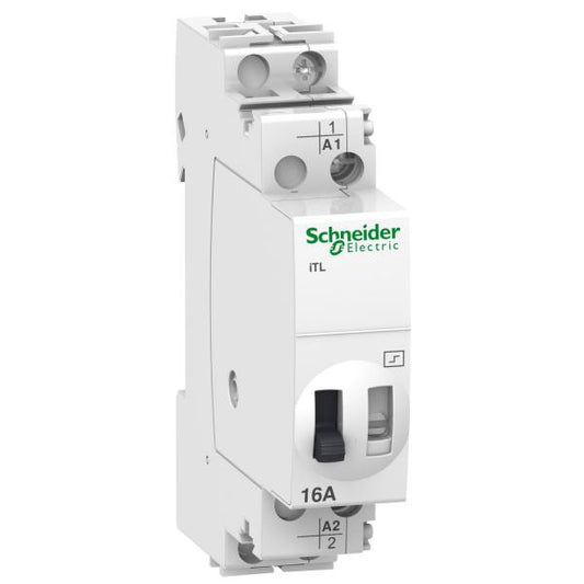 Schneider Electric - Acti9, iTL télérupteur 16A 1NO 24VCA 12VCC 50-60Hz - Réf. fab. : A9C30111