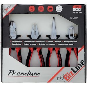 BIZLINE - 1000 V insulated pliers set of 4 - Mfg. Ref.: 790240
