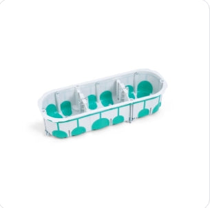 TradeForce - Airtight RE 2020 junction box 3-gang 67-68mm diameter 50mm depth - Mfg. Ref.: 0026000050