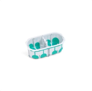 TradeForce - Boite d'appareillage etanche a l'air RE 2020 2 postes diam67-68 prof 50mm - Réf. Fab.: 0026000049