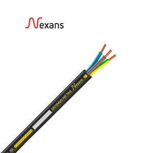 Câble rigide Nexans R2V cuivre 3G2,5 mm² DISTINGO NX'TAG touret MOBIWAY de 250m - Réf. fab.: R2V3G2,5T250MOBINXTAG