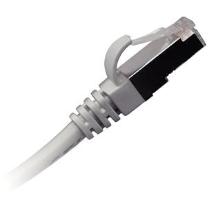 GIGAMEDIA - Cordon de brassage CAT6 S/FTP PVC 1 m gris - Réf. Fab. : CAT6S1M