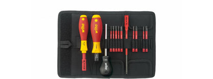 WIHA - Jeu de tournevis dynamométrique isolé 0,8-5,0 nm + 9 embouts isolés - Réf. fab.: 40674