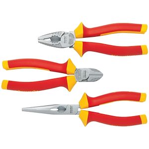 KLAUKE FRANCE - Sélection de 3 pinces isolées 1000 V : KL020180IS, KL040160IS et KL050205IS - Réf. fab. : KL303IS