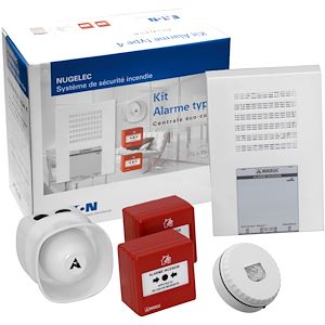 EATON COOPER SECURITE - Kit Alarme incendie - Type 4 Planète - équipé 1 Boucle, 2 DM, 1 DS, 1 DL  - Réf. Fab. : 31998