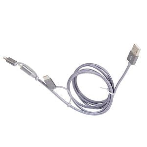 Legrand - Cordon USB Type-A vers micro USB , USB C et Lightning -  - Réf. fab.: 050693
