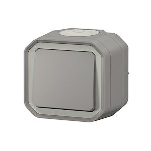 LEGRAND - Interrupteur ou va-et-vient 10AX 250V Plexo complet - blanc - Réf. Fab.: 069711L