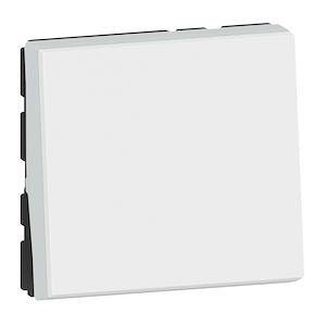 LEGRAND - Poussoir ou inverseur 6A 2 modules evoled blanc - Réf. Fab.: 077040L