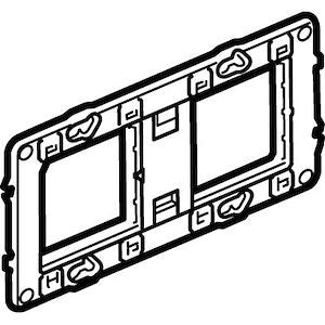 LEGRAND - Support à vis pour Mosaic , Céliane ou Soliroc pour 2 postes ou 4 à 5 modules - Réf. Fab.: 080252