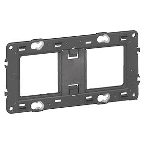 LEGRAND - Support à vis pour Mosaic , Céliane ou Soliroc pour 2 postes ou 4 à 5 modules - Réf. Fab.: 080252