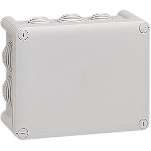 LEGRAND - Boîte de dérivation rectangulaire Plexo dimensions 180x140x86mm - gris RAL7035  - Réf. fab.: 092052